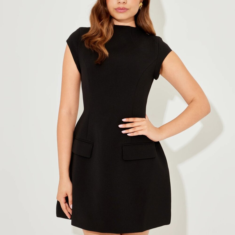 Odd Muse Cap Sleeve Mini Dress